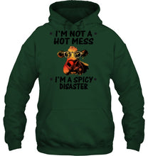 Load image into Gallery viewer, Heifer Not A Hot Mess Spicy Disaster Funny Quote Tee Hoodie