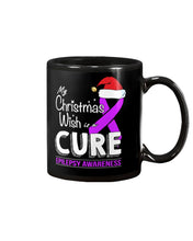 Load image into Gallery viewer, Epilepsy Awareness - My Christmas Wish Is A Cure Mug