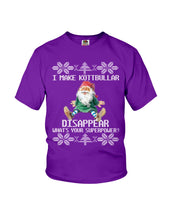 Load image into Gallery viewer, I Make Kottbullar Disappear Black T-Shirt Youth Tee