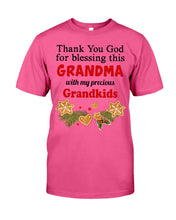 Load image into Gallery viewer, Blessing My Grandma Christmas Gift For Family Guys Tee
