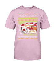 Load image into Gallery viewer, Cute Hamster Merry Christmas Gift For Hamster Lovers T-Shirt Guys Tee