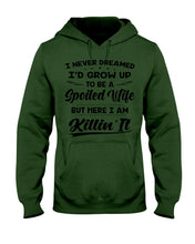 Load image into Gallery viewer, Spoiled Wife Funny Quote Family Tee Hoodie