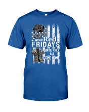 Load image into Gallery viewer, We Are Red Fridays Veteran Shirt Guys Tee