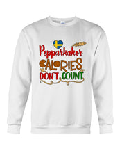 Load image into Gallery viewer, Pepparkakor Calories Don&#39;t Count Sweatshirt