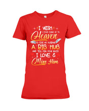 Load image into Gallery viewer, Climb Up To Heaven My Husbabd Ladies Tee