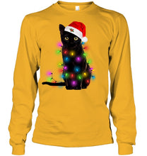 Load image into Gallery viewer, Cat Merry And Bright New Unisex Long Sleeve