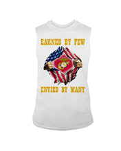 Load image into Gallery viewer, Earned By Few Envied By Many Black T-Shirt Unisex Long Sleeve