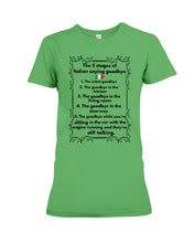 Load image into Gallery viewer, Italian Say Goodbye Funny Tee Ladies Tee