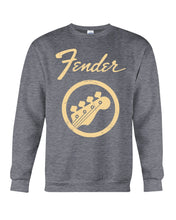Load image into Gallery viewer, Guitar Lovers Fender Black T-Shirt Sweatshirt