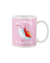Load image into Gallery viewer, Just A Woman Loves Dancing And Reading Books Mug