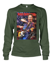 Load image into Gallery viewer, Bruce Springteen Gift For Guitar Fans Black T-Shirt Unisex Long Sleeve