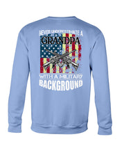 Load image into Gallery viewer, Never Underestimate A Grandpa Black T-Shirt Sweatshirt