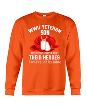 Load image into Gallery viewer, Wwii Veteran Gift For Veteran Dad Quote T-Shirt Sweatshirt