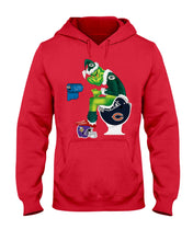 Load image into Gallery viewer, Grinch Green Bay Packers Funny Tee Hoodie