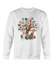 Load image into Gallery viewer, Christmas Tree Cat Lovers Cute Funny T-Shirt Sweatshirt