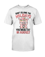 Load image into Gallery viewer, Funny Fat Pig Quote Custom T-Shirt For Friends Family Ladies Flowy Tank