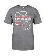 Load image into Gallery viewer, Every One Is A Photographer Black T-Shirt Guys Tee
