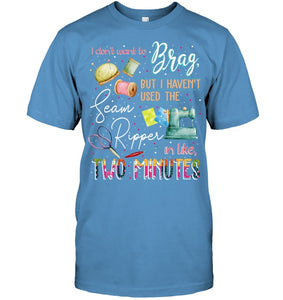 Brag Sean Ripper In Two Minutes Funny T-Shirt Guys Tee