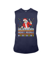 Load image into Gallery viewer, Merry Mixmas - Santa Claus Dj Funny Christmas Gift Unisex Long Sleeve