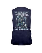 Load image into Gallery viewer, Throne September Guy Special Place Black T-Shirt Unisex Long Sleeve