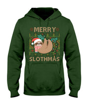 Load image into Gallery viewer, Merry Slothmas Christmas Gift For Kids Family Gift T-Shirt Hoodie