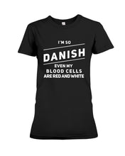 Load image into Gallery viewer, Danish Blood Denmark Lovers Ladies Tee