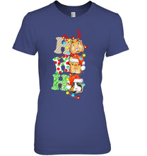 Load image into Gallery viewer, Santa Claus Ho Ho Ho Christmas Gift For Guinea Pigs Lovers Ladies Tee
