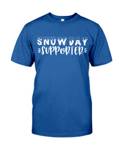 Load image into Gallery viewer, Snow Day Supporter Christmas Gift For Friends Family T-Shirt Guys Tee
