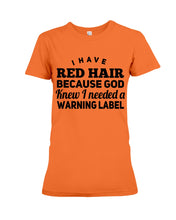 Load image into Gallery viewer, Great Gift For Redhead Grandma Ladies Tee