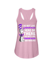 Load image into Gallery viewer, Fibromyalgia Anywhere Break Cancer Spirit T-Shirt Ladies Flowy Tank