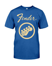 Load image into Gallery viewer, Guitar Lovers Fender Black T-Shirt Guys Tee