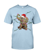 Load image into Gallery viewer, Elephant Color Light Christmas Gift Tee Vertical Poster