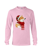 Load image into Gallery viewer, Corgi Christmas Gift Funny T-Shirt Unisex Long Sleeve