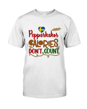 Load image into Gallery viewer, Pepparkakor Calories Don&#39;t Count Ladies Tee