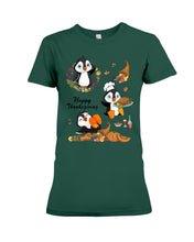 Load image into Gallery viewer, Penguin Happy Thanksgiving Gift For Kids Ladies Tee