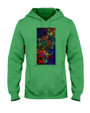 Load image into Gallery viewer, Hummingbird Cosmic Light Color Black T-Shirt Hoodie