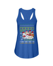 Load image into Gallery viewer, Cute Hamster Merry Christmas Gift For Hamster Lovers T-Shirt Ladies Flowy Tank