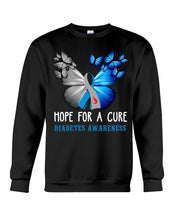Load image into Gallery viewer, Hope For Cure Diabetes Awareness Sweatshirt