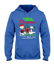 Load image into Gallery viewer, 55Th Anniversary A Charlie Brown Christmas Black T-Shirt Hoodie