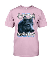 Load image into Gallery viewer, Wolf Lovers Trending Quote Tee Guys Tee