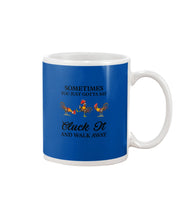 Load image into Gallery viewer, Cluck It Chicken Funny Quote T-Shirt Mug