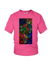 Load image into Gallery viewer, Hummingbird Cosmic Light Color Black T-Shirt Youth Tee