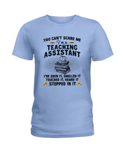 Load image into Gallery viewer, Teaching Assistant Stepped In It Quote T-Shirt Ladies Tee