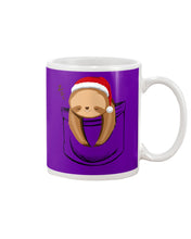 Load image into Gallery viewer, Pocket Slothmas Christmas Gift Funny T-Shirt Mug