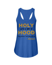 Load image into Gallery viewer, Holly Bible Christian Quote Tee Ladies Flowy Tank
