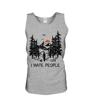 Load image into Gallery viewer, I Hate People Printing T-Shirt Unisex Tank Top