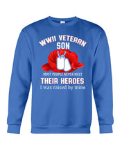 Load image into Gallery viewer, Wwii Veteran Gift For Veteran Dad Quote T-Shirt Sweatshirt