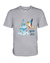 Load image into Gallery viewer, Swedish God July Christmas Tree Gift For Family Guys V-Neck