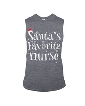 Load image into Gallery viewer, Santa's Favorite Nurse Unisex Long Sleeve