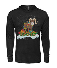 Load image into Gallery viewer, Christmas Goat, Goat Lover T-Shirt Hoodie